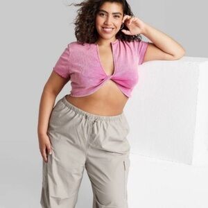 New Plus Size Crop Top